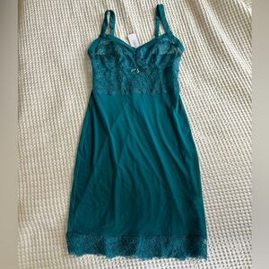 NWT Intimissimi blue lace detailed slip dress size medium